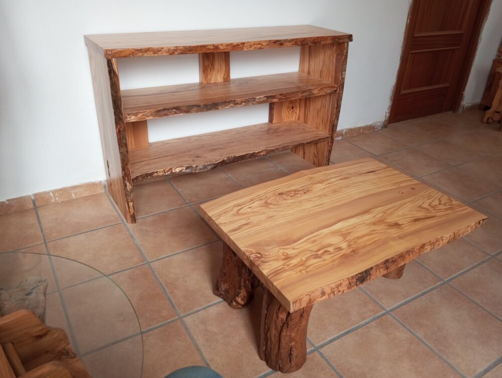 Conjunto mesa y estanteria